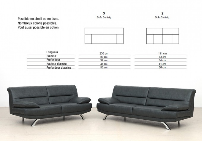 Salon Brunon en tissus