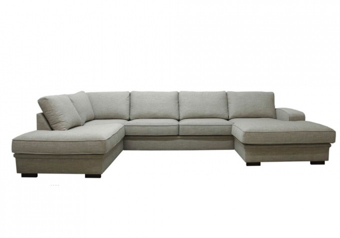 Salon d'angle Lotum - ottomane à gauche