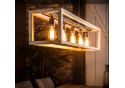 Suspension 5L rectangle en manguier