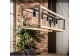 Suspension 5L rectangle en manguier