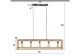 Suspension 5L rectangle en manguier
