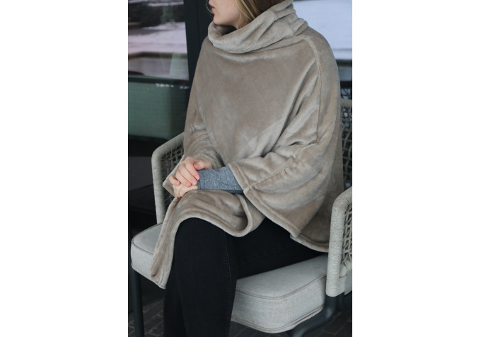 Poncho microfibre très chaud Poncho microfibre très chaud