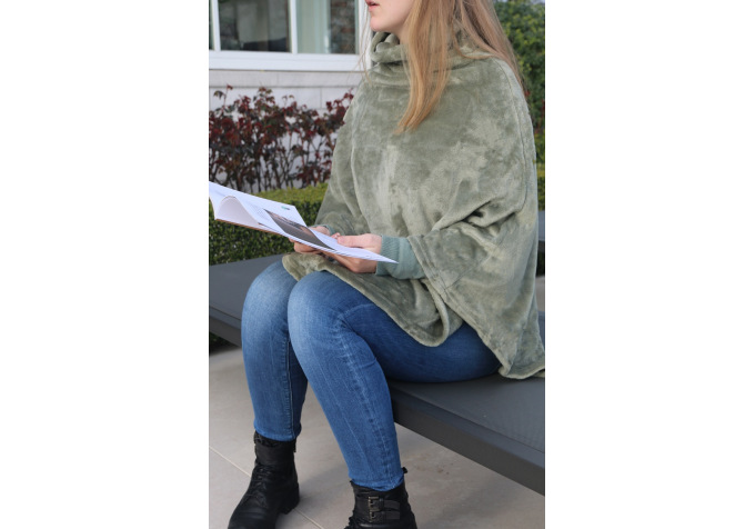 Poncho microfibre très chaud Poncho microfibre très chaud