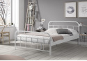 Lit jeune Boost en métal Blanc 140 cm