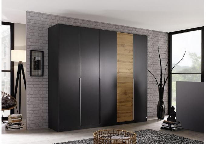 Armoire Wetzo gris mat 271 cm