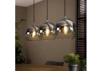 Suspension 3 Lampes bubble shaded Suspension 3 Lampes bubble shaded