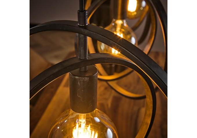 Suspension 3 Lampes Turn around