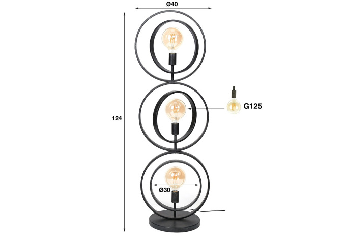 Lampe de sol Turn around Lampe de sol Turn around
