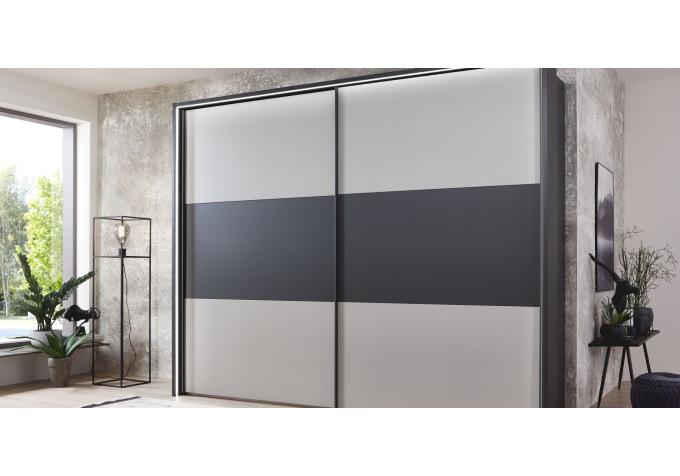 Armoire Korfu 2 portes coulissantes250x217x67cm