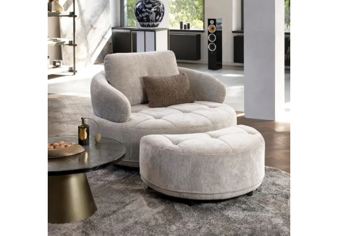Fauteuil pivotant Borgia H&H