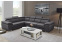 Salon Damme en Angle : Angle sofa:Angle à gauche vue de face