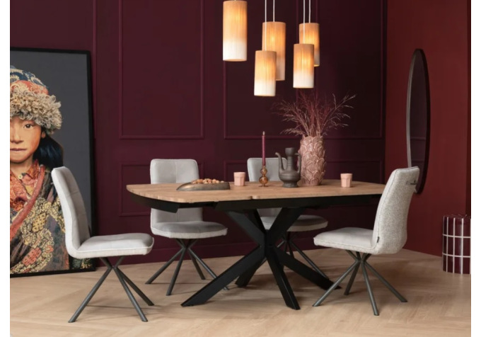 Table allongeable 140 cm+50 cm Pavalon H&H