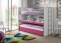 Lit mezzanine Bonus : Couleur:fuchsia